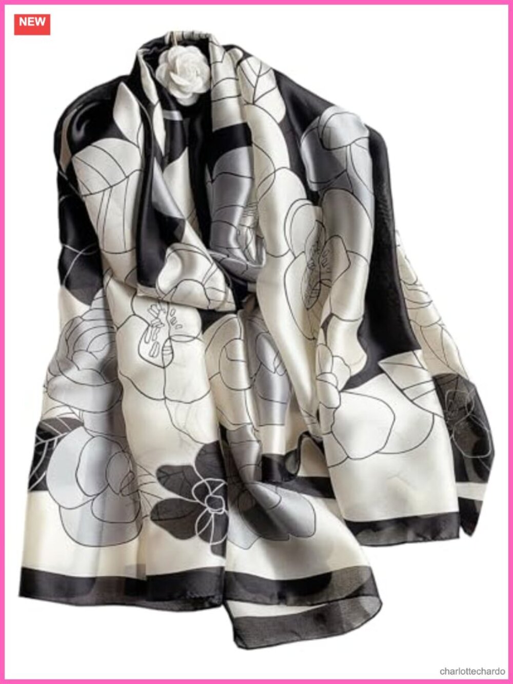 Women's Long Silky Scarf Shawl Wrap Dressy Fashion Lightweight Evening Party
